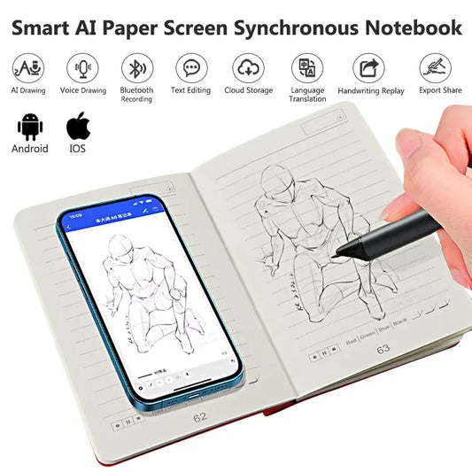 Smart Sync Pen & Diary,  Bluetooth
