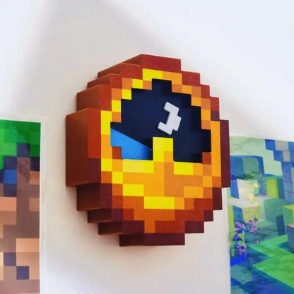 Minecraft day/night clock
