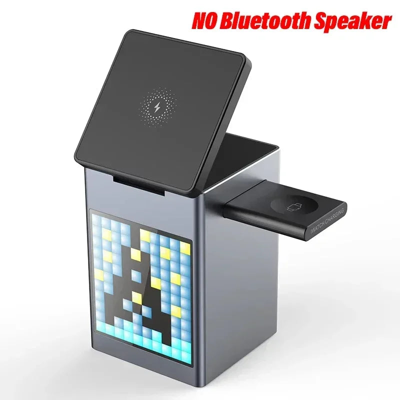 3 in 1 Magnetic Wireless Charger with Bluetooth Speaker