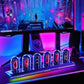 LED nixie tube digital clock with app control.