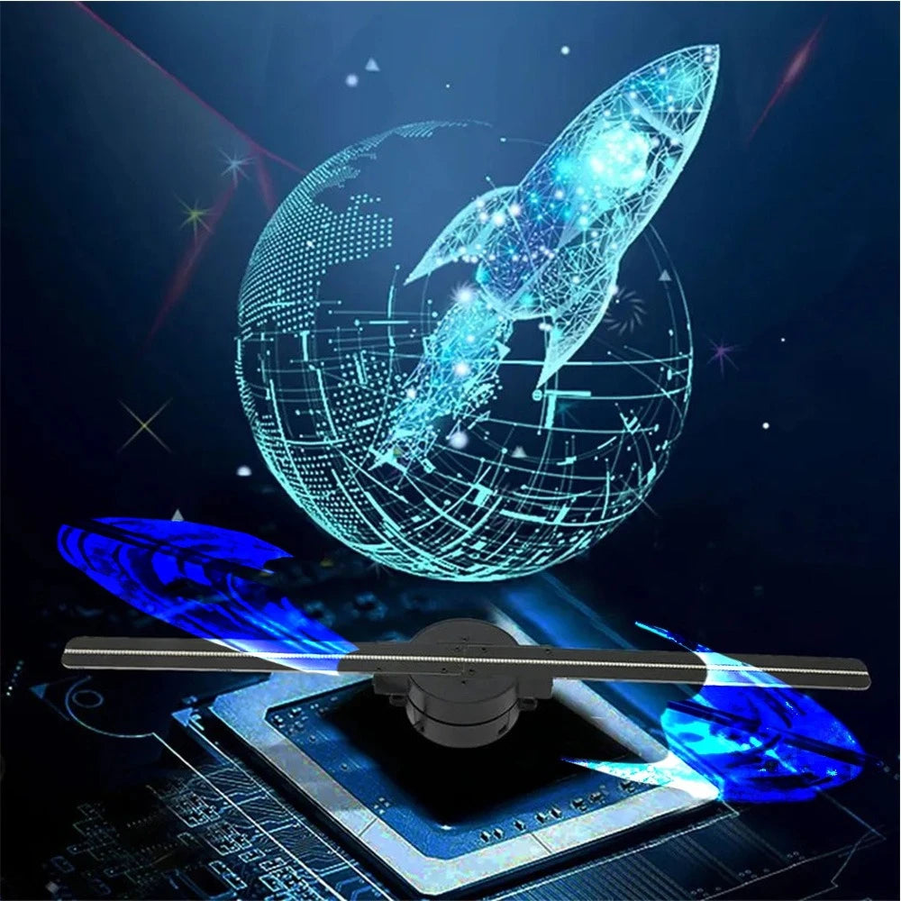 3D Hologram Fan Projector