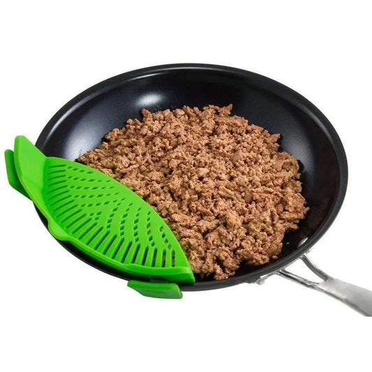 Pot Strainer Adjustable Silicone Clip On Strainer