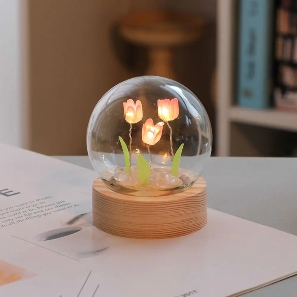 Tulip Night Light Handmade