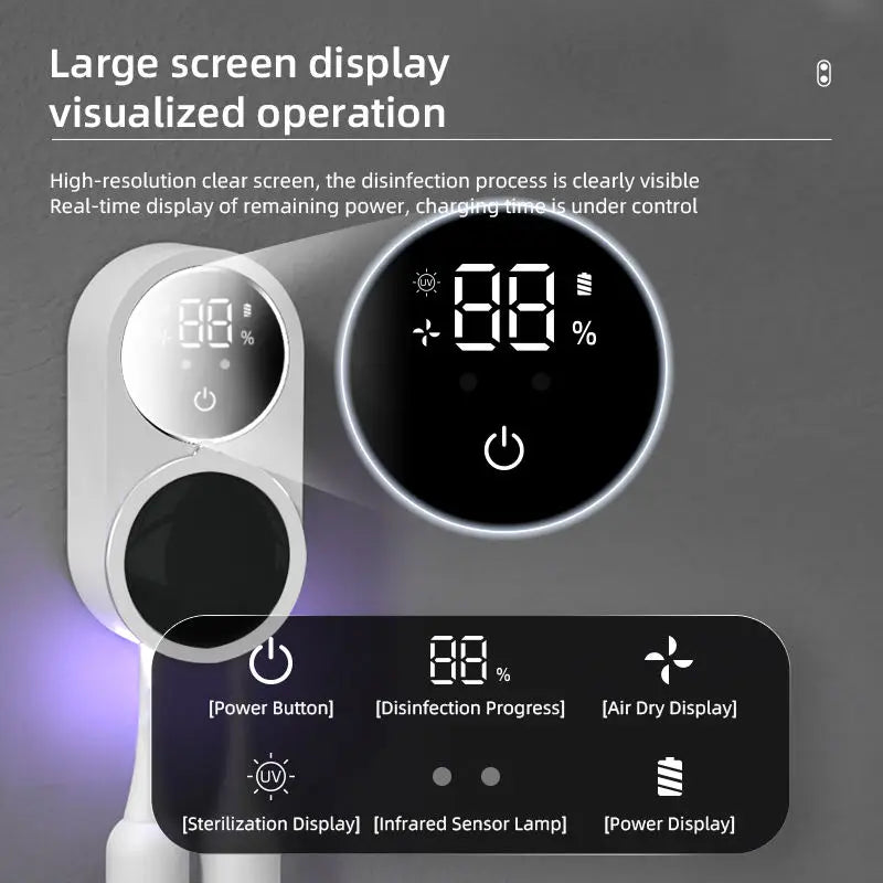 Portable Rechargeable Travel Toothbrush Sterilizer