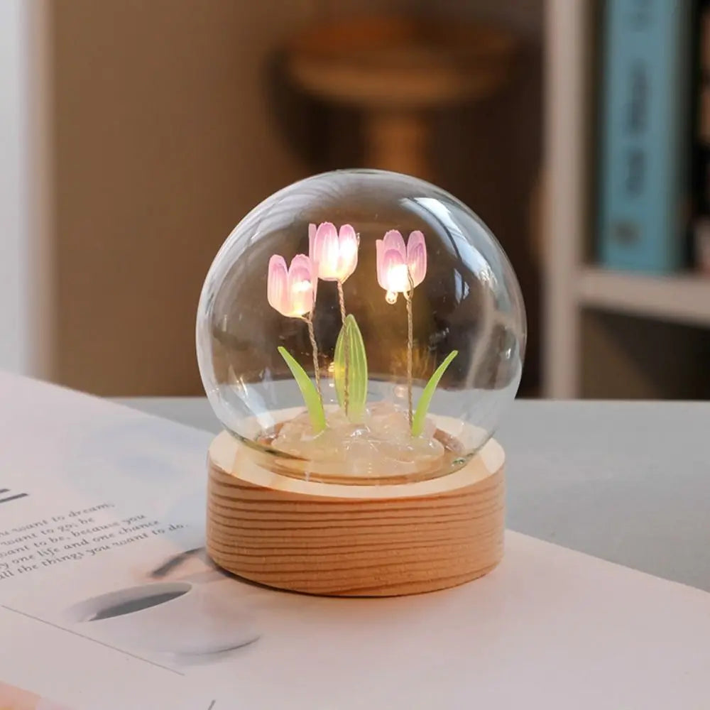 Tulip Night Light Handmade