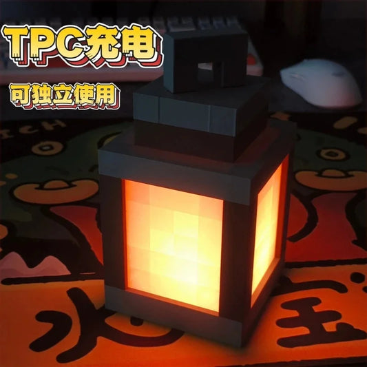 Minecraft Night Light USB Hanging Lantern