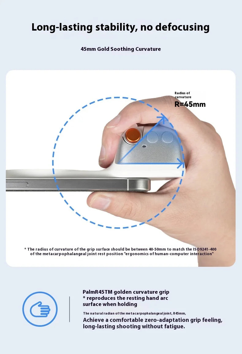 TELESIN Magnetic Phone Grip and Light | IPhone & Android