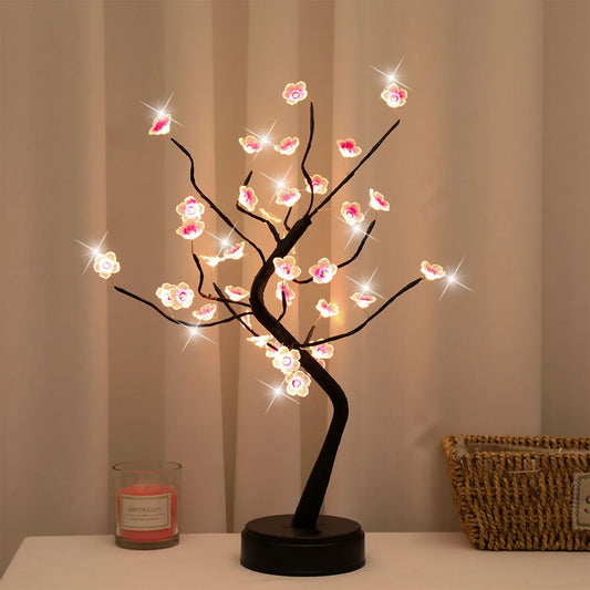 Bonsai Flower Night light USB/Battery
