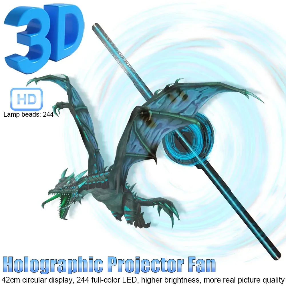 3D Hologram Fan Projector