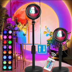 Sunset Projector Lamp multi color USB with stand