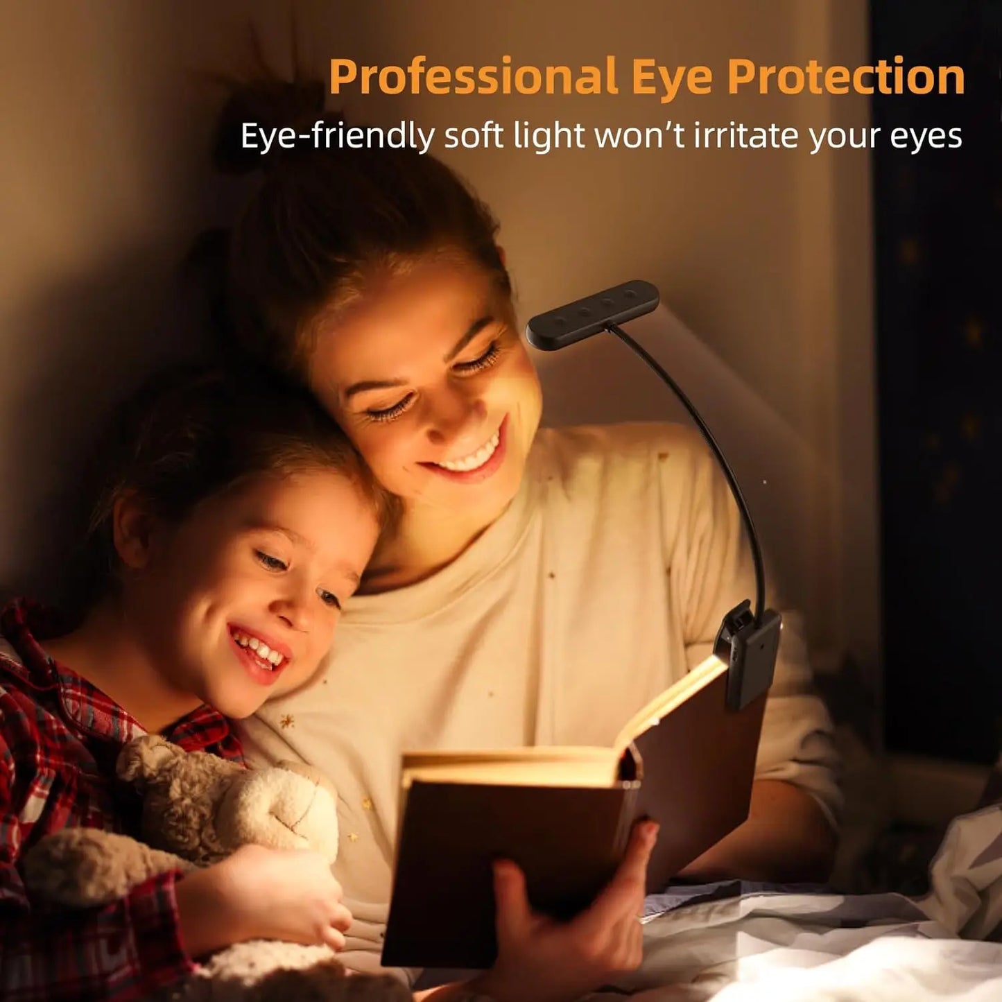 Rechargeable Led Reading Light With Clip