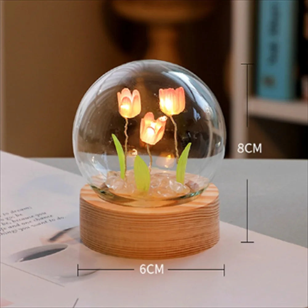 Tulip Night Light Handmade