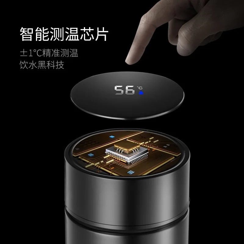 Digital temperature display Stainless steel thermos 500ml