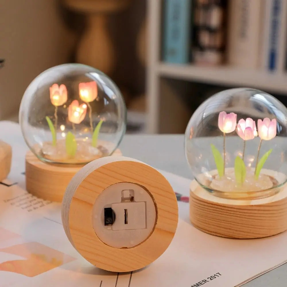Tulip Night Light Handmade