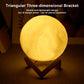 Moon Lamp 8cm Battery Powered With Stand