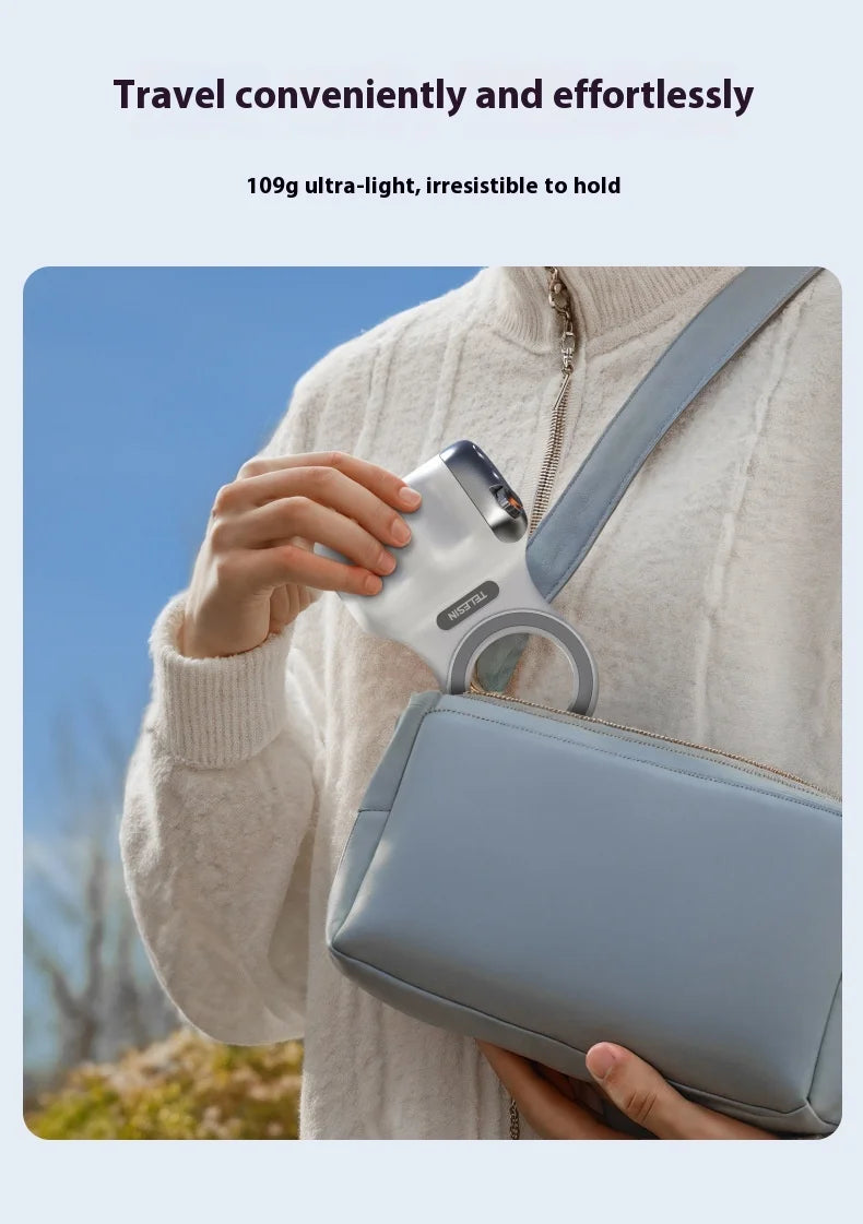 TELESIN Magnetic Phone Grip and Light | IPhone & Android