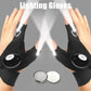 LED Flashlight Fingerless Gloves