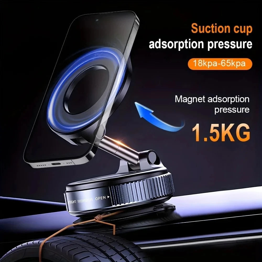 Magnetic Phone Holder Vacuum Suction For IPhone