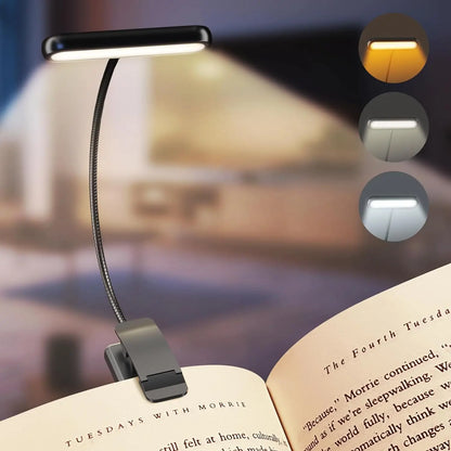 Rechargeable Led Reading Light With Clip