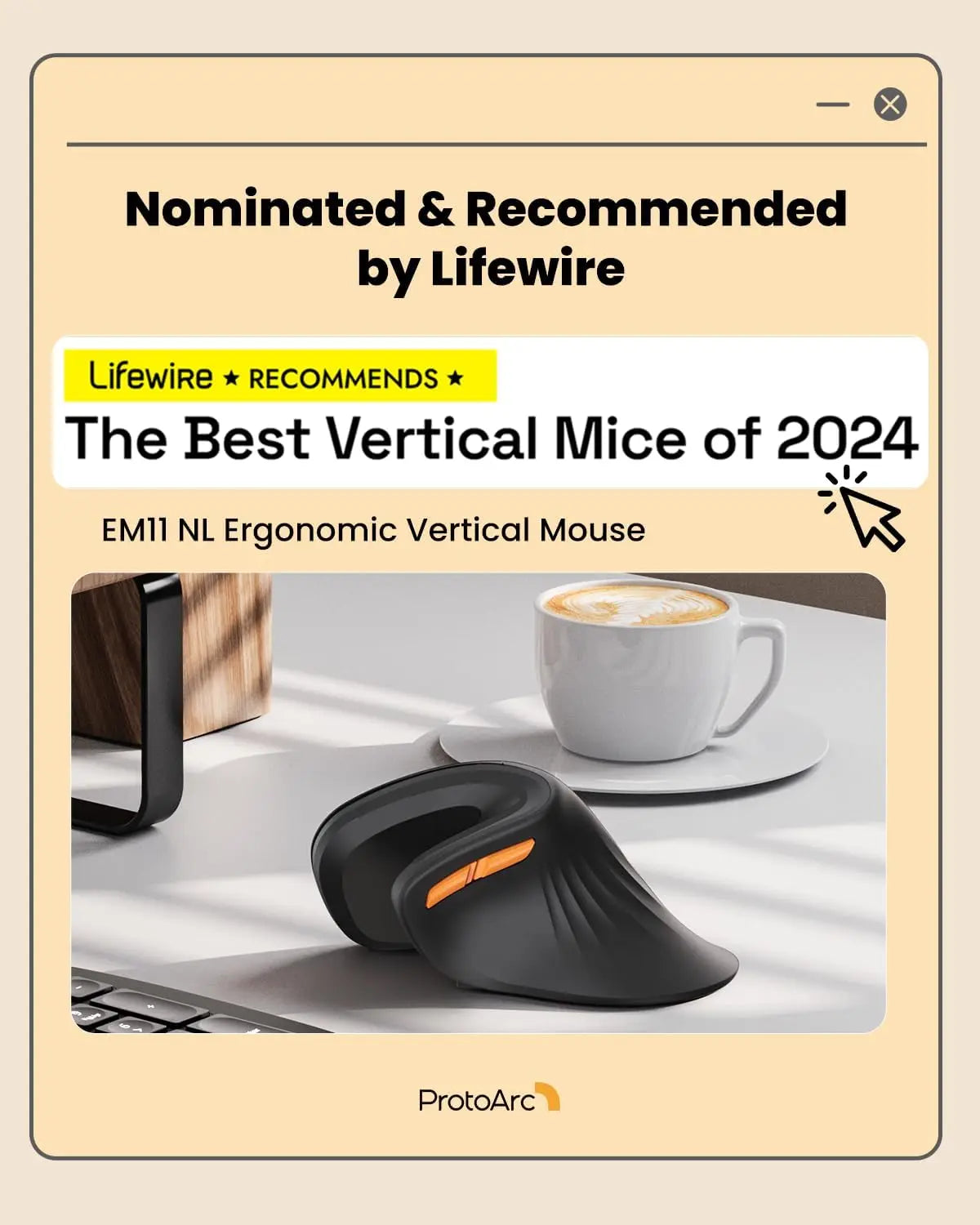 ProtoArc Ergonomic Mouse