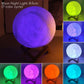 Moon Lamp 8cm Battery Powered With Stand