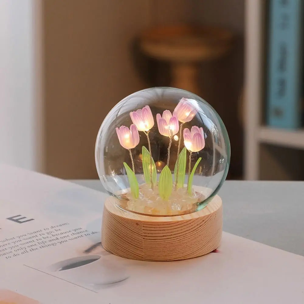 Tulip Night Light Handmade