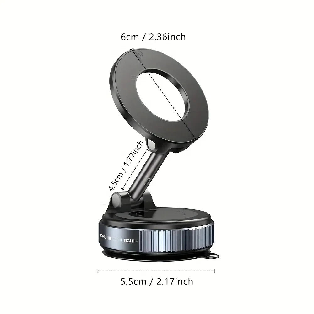 Magnetic Phone Holder 360° Vacuum Suction
