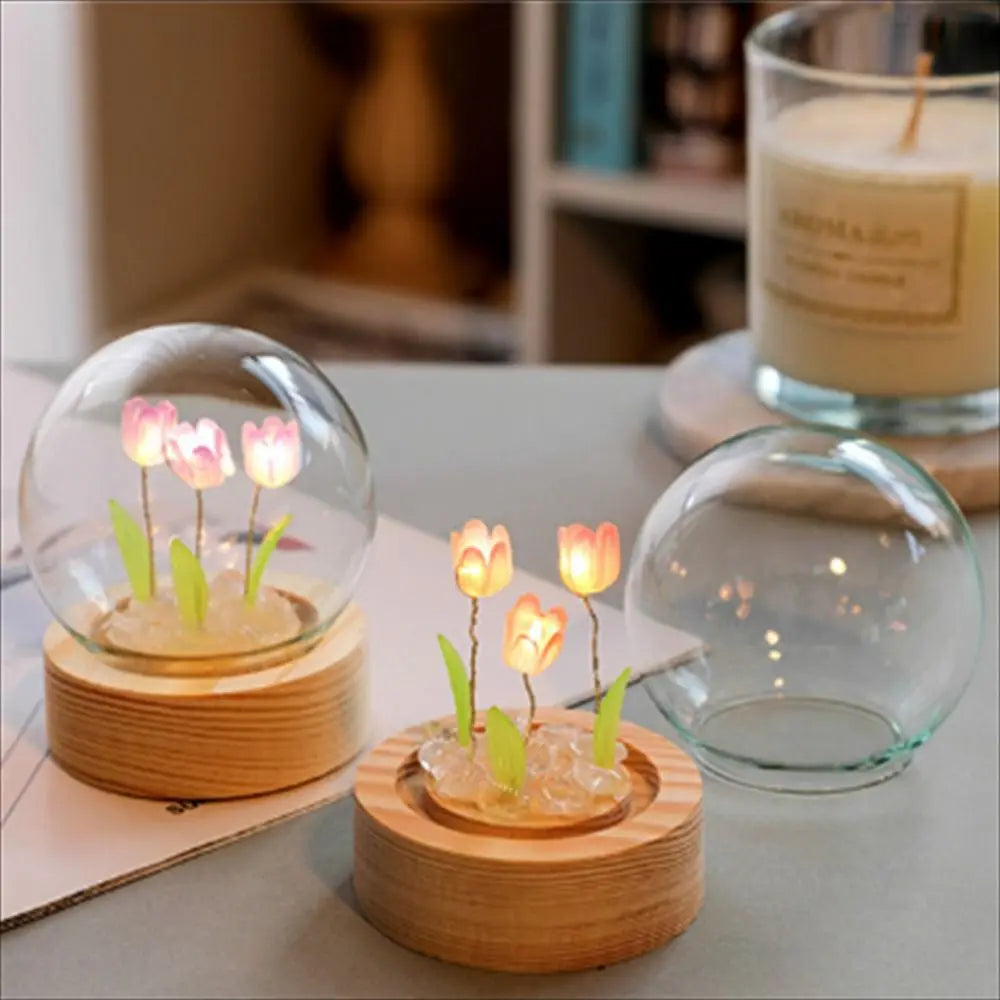 Tulip Night Light Handmade