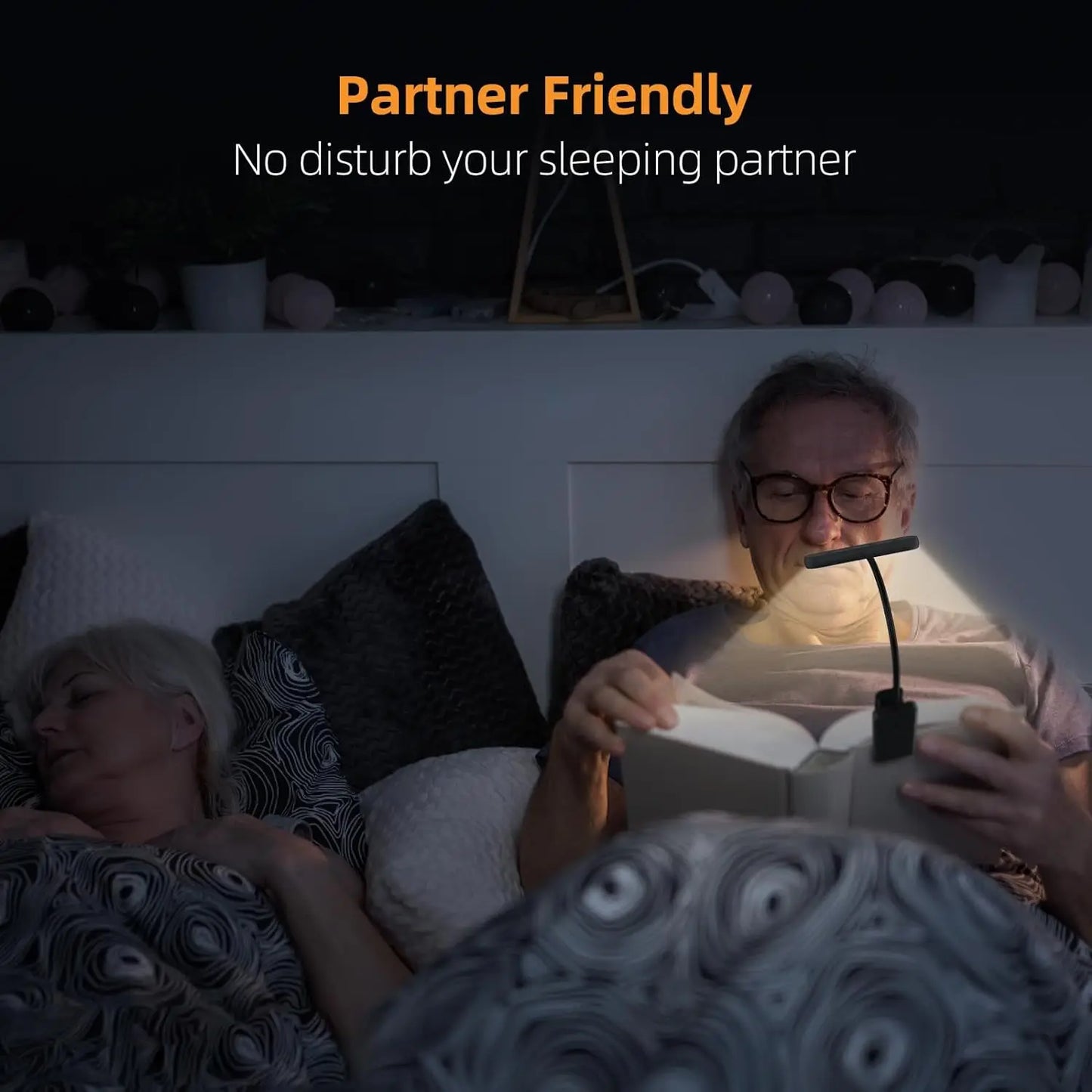 Rechargeable Led Reading Light With Clip