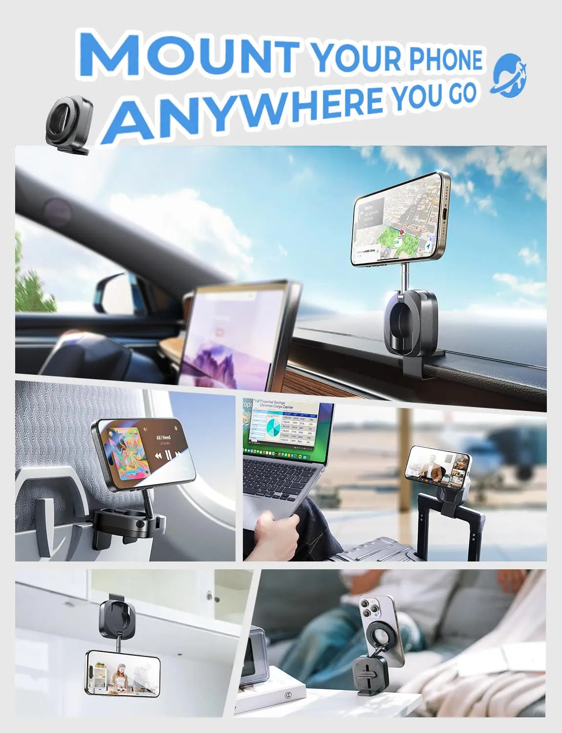 MagSafe Phone Holder Travel Accessories