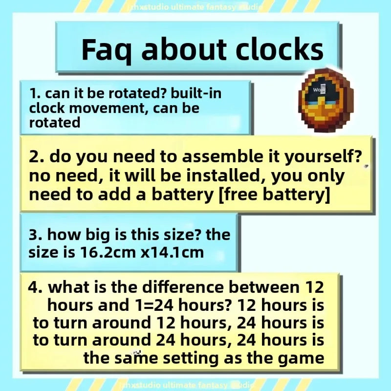 Minecraft day/night clock
