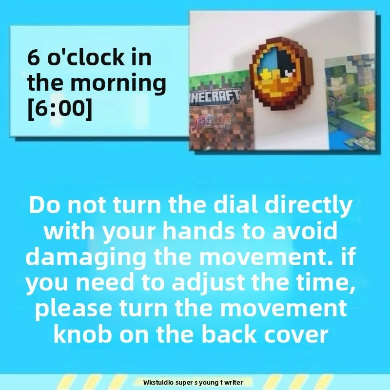 Minecraft day/night clock