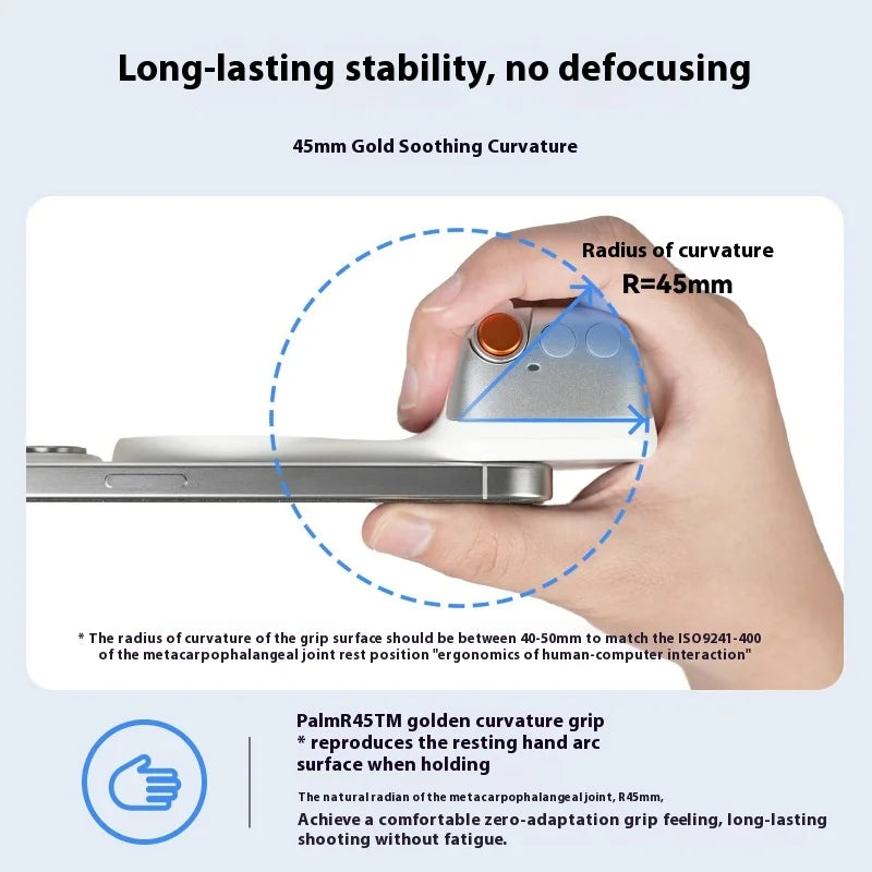 TELESIN Magnetic Phone Grip and Light | IPhone & Android