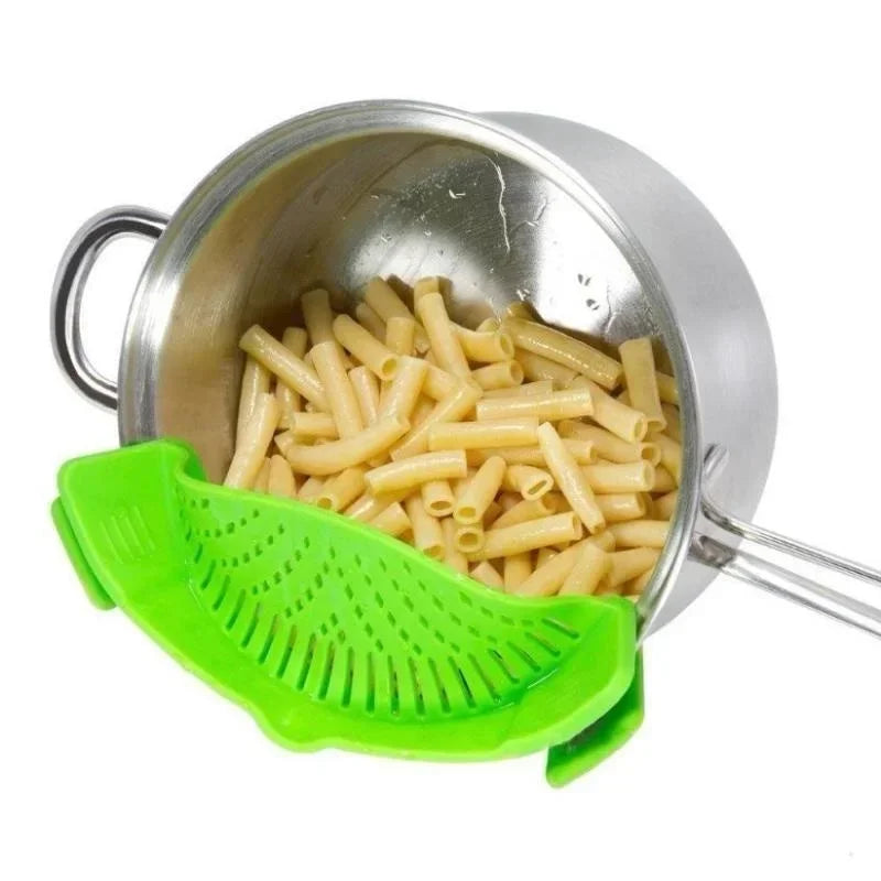 Pot Strainer Adjustable Silicone Clip On Strainer